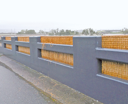 揖保川「畳提」・畳提紹介看板